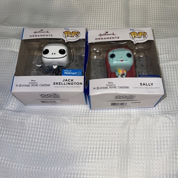 2021 Hallmark Funko POP Nightmare Before Christmas Jack & Sally ornament - Picture 3 of 4